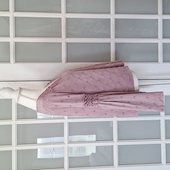 Anthropologie Eri + Ali Calvie Eyelet Top in Lavender - Picture 3 of 16